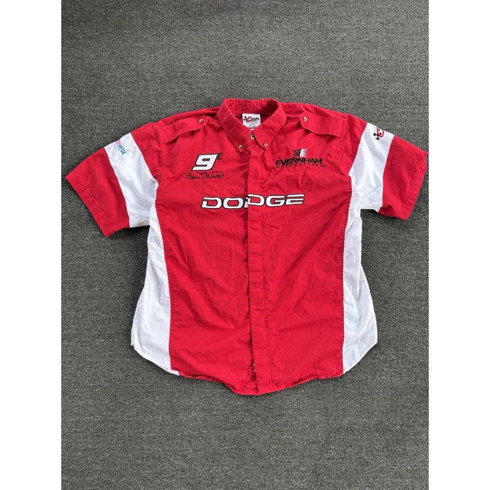 Dodge Evernham Motorsports NASCAR Pit Crew Shirt Chase Authentics Sz L
